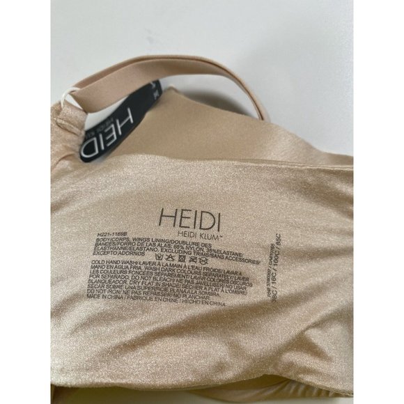 Designer Heidi Klum Bra 38C Nude Tan Women's Smooth T-Shirt Bra Brand New w Tags - Picture 9 of 14